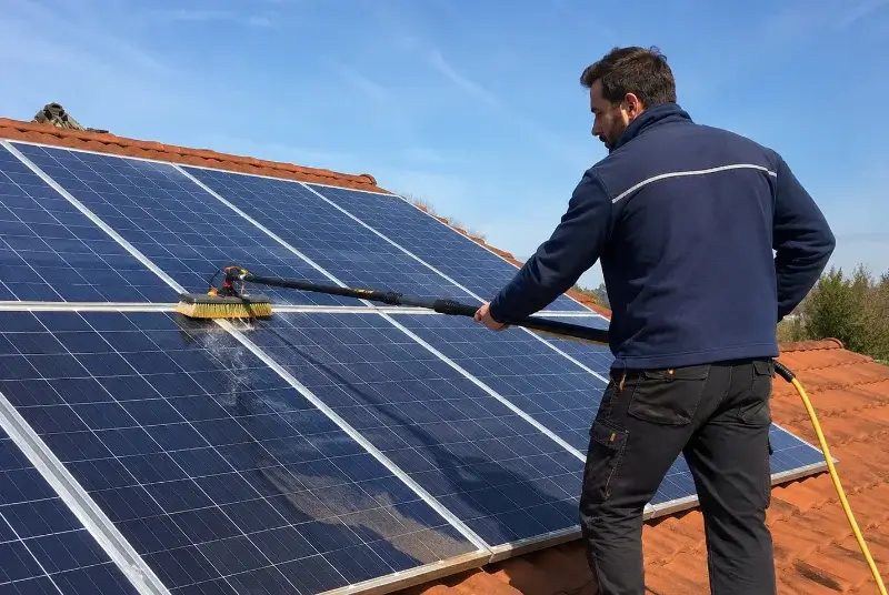 Nettoyage et entretien de panneaux solaires à Liposthey
