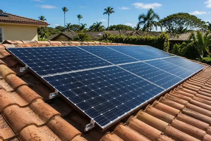 Installation de panneaux solaires à Liposthey